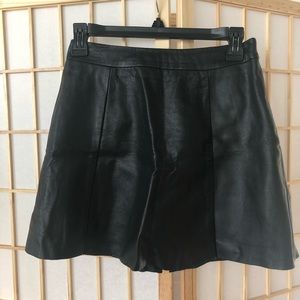 All Saints mini skirt with zip detail